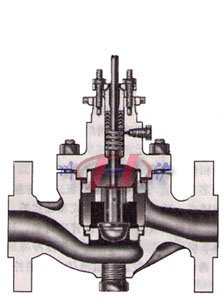 HCP平衡笼式单座调节阀 (结构图) 