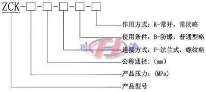 ZCK电磁阀 型号编制