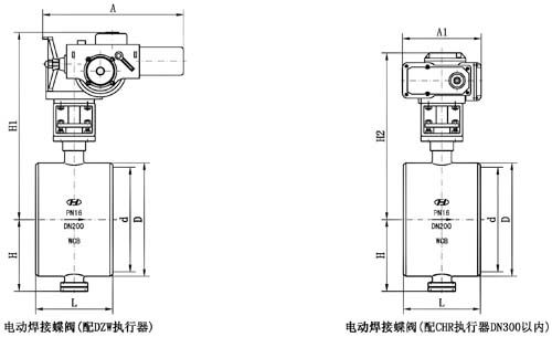 电动双向密封蝶阀(法兰式)