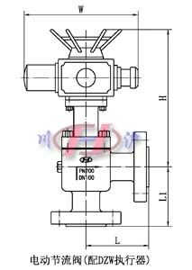 电动节流阀(配DZW执行器)