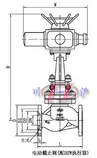 电动截止阀(配DZW执行器)