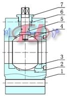 电动超薄球阀结构图（对夹式）