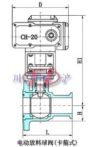 电动放料球阀(卡箍式)