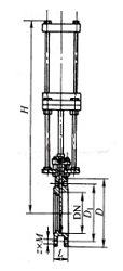 气动浆液闸阀 (内部结构图)