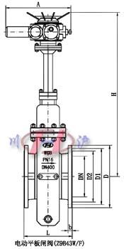 电动平板闸阀