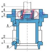 套筒、阀芯配合图