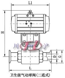 卫生级气动球阀
