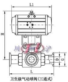 卫生级气动球阀