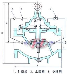 300x缓闭止回阀(结构图)