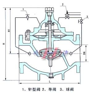 800X压差平衡阀(结构图)